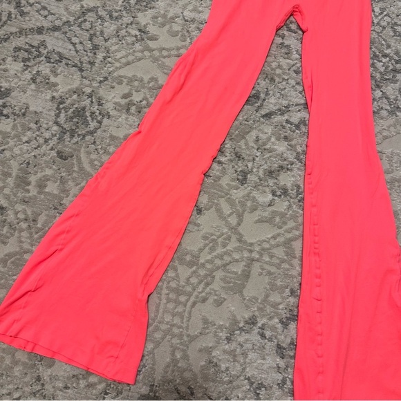 Free People Movement Good Karma Flare Leggings Neon Orange Size XS S Women’s - Picture 3 of 6